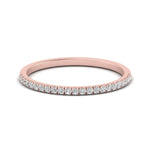 Load image into Gallery viewer, 0.15 Carat Lab Grown Petite Micropave Diamond Wedding Ring For Women 14K Gold
