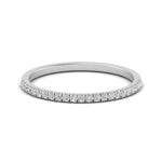 Load image into Gallery viewer, 0.15 Carat Lab Grown Petite Micropave Diamond Wedding Ring For Women 14K Gold
