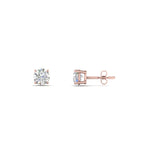 Load image into Gallery viewer, 0.25 To 5 Carat Lab Diamond Round Stud Earring 14K Gold
