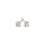 Load image into Gallery viewer, 0.25 To 5 Carat Lab Diamond Round Stud Earring 14K Gold
