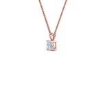 Load image into Gallery viewer, 0.25 Ctw To 1 Ctw Cushion  Lab Diamond Solitaire Pendant For Women 14K Gold
