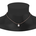 Load image into Gallery viewer, 0.25 Ctw To 1 Ctw Cushion  Lab Diamond Solitaire Pendant For Women 14K Gold
