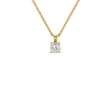 Load image into Gallery viewer, 0.25 Ctw To 1 Ctw Cushion  Lab Diamond Solitaire Pendant For Women 14K Gold
