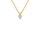 Load image into Gallery viewer, 0.25 Ctw To 1 Ctw Heart Lab Diamond Solitaire Pendant For Women 14K Gold
