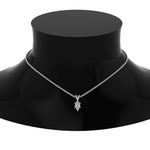 Load image into Gallery viewer, 0.25 Ctw To 1 Ctw Marquise Lab Diamond Solitaire Pendant For Women 14K Gold
