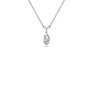 0.25 Ctw To 1 Ctw Marquise Lab Diamond Solitaire Pendant For Women 14K Gold