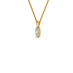 Load image into Gallery viewer, 0.25 Ctw To 1 Ctw Marquise Lab Diamond Solitaire Pendant For Women 14K Gold
