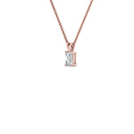 Load image into Gallery viewer, 0.25 Ctw To 1 Ctw Radiant Lab Diamond Solitaire Pendant For Women 14K Gold

