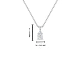Load image into Gallery viewer, 0.25 Ctw To 1 Ctw Pear Lab Diamond Solitaire Pendant For Women 14K Gold
