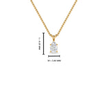 Load image into Gallery viewer, 0.25 Ctw To 1 Ctw Pear Lab Diamond Solitaire Pendant For Women 14K Gold
