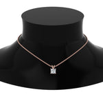 Load image into Gallery viewer, 0.25 Ctw To 1 Ctw Princess Lab Diamond Solitaire Pendant For Women 14K Gold
