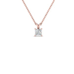 Load image into Gallery viewer, 0.25 Ctw To 1 Ctw Princess Lab Diamond Solitaire Pendant For Women 14K Gold

