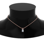 Load image into Gallery viewer, 0.25 Ctw To 1 Ctw Radiant Lab Diamond Solitaire Pendant For Women 14K Gold
