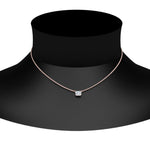 Load image into Gallery viewer, 0.25 Ctw To 1 Ctw Emerald Lab Diamond East West Solitaire Pendant For Women 14K Gold
