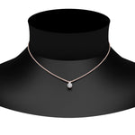 Load image into Gallery viewer, 0.25 Ctw To 5 Ctw Round Cut Lab Diamond 4 Prong Solitaire Pendant For Women 14K Gold
