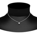 Load image into Gallery viewer, 0.25 Ctw To 5 Ctw Round Cut Lab Diamond 4 Prong Solitaire Pendant For Women 14K Gold

