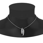 Load image into Gallery viewer, Three Square Lab Diamond Pendant For Women 14K Gold
