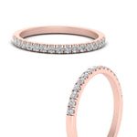 Load image into Gallery viewer, 0.30 Carat Lab Grown Petite Micropave Diamond Wedding Ring For Women 14K Gold

