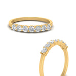 Load image into Gallery viewer, 0.20 - 1.50 Carat Lab Grown Shared Prong 7 Stone Diamond Ring For Women 14k Gold
