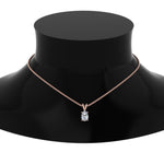Load image into Gallery viewer, Pear Lab Diamond Solitaire Pendant For Women 14K Gold
