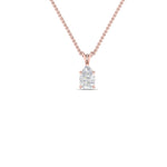Load image into Gallery viewer, Pear Lab Diamond Solitaire Pendant For Women 14K Gold
