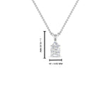 Load image into Gallery viewer, Pear Lab Diamond Solitaire Pendant For Women 14K Gold
