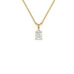 Load image into Gallery viewer, Pear Lab Diamond Solitaire Pendant For Women 14K Gold
