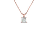 Load image into Gallery viewer, Princess Cut Lab Diamond Solitaire Pendant For Women 14K Gold
