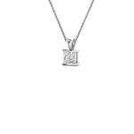 Load image into Gallery viewer, Princess Cut Lab Diamond Solitaire Pendant For Women 14K Gold

