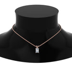 Load image into Gallery viewer, 0.25 Ctw To 1 Ctw Radiant Lab Diamond Solitaire Pendant For Women 14K Gold
