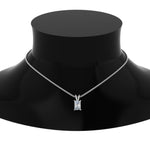 Load image into Gallery viewer, 0.25 Ctw To 1 Ctw Radiant Lab Diamond Solitaire Pendant For Women 14K Gold
