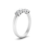 Load image into Gallery viewer, Five Stone Emerald Cut Lab Diamond Ring 14K Gold
