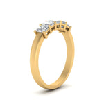 Load image into Gallery viewer, 0.50 To 5 Ct Radiant Cut Five Stone Wedding Band 14k Gold
