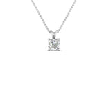 Load image into Gallery viewer, Asscher Lab Diamond Solitaire Pendant For Women 14K Gold
