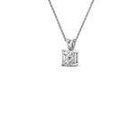 Load image into Gallery viewer, Asscher Lab Diamond Solitaire Pendant For Women 14K Gold
