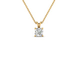 Load image into Gallery viewer, Asscher Lab Diamond Solitaire Pendant For Women 14K Gold
