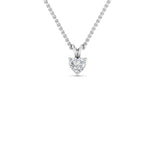 Load image into Gallery viewer, Heart Lab Diamond Solitaire Pendant For Women
