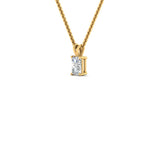Load image into Gallery viewer, 0.25 Ctw To 1 Ctw Radiant Lab Diamond Solitaire Pendant For Women 14K Gold
