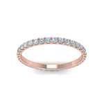 Load image into Gallery viewer, 0.25 - 5 Carat Round Cut Lab Grown Eternity Wedding Band For Women 14k Gold
