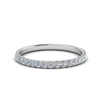 Load image into Gallery viewer, 0.50 Carat Round Cut Lab Grown Eternity Wedding Band For Women 14k Gold
