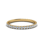 Load image into Gallery viewer, 0.50 Carat Round Cut Lab Grown Eternity Wedding Band For Women 14k Gold
