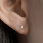 Load image into Gallery viewer, 1/2 To 5 Carat Radiant Cut Lab Created Diamond Women Stud Earring 14K Gold
