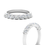 Load image into Gallery viewer, 0.20 - 1.50 Carat Lab Grown Shared Prong 7 Stone Diamond Ring For Women 14k Gold
