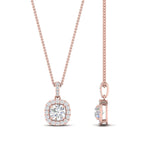 Load image into Gallery viewer, Lab Grown Diamond Round Cut Halo Pendant
