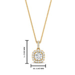Load image into Gallery viewer, Lab Grown Diamond Round Cut Halo Pendant
