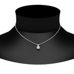 Load image into Gallery viewer, Round Cut Lab Diamond 4 Prong Solitaire Pendant For Women
