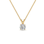 Load image into Gallery viewer, Round Cut Lab Diamond 4 Prong Solitaire Pendant For Women
