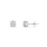 Load image into Gallery viewer, 0.25 To 5 Carat Lab Diamond Round Stud Earring 14K Gold
