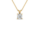Load image into Gallery viewer, Asscher Lab Diamond Solitaire Pendant For Women 14K Gold
