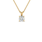 Load image into Gallery viewer, Cushion Lab Diamond Solitaire Pendant For Women 14K Gold
